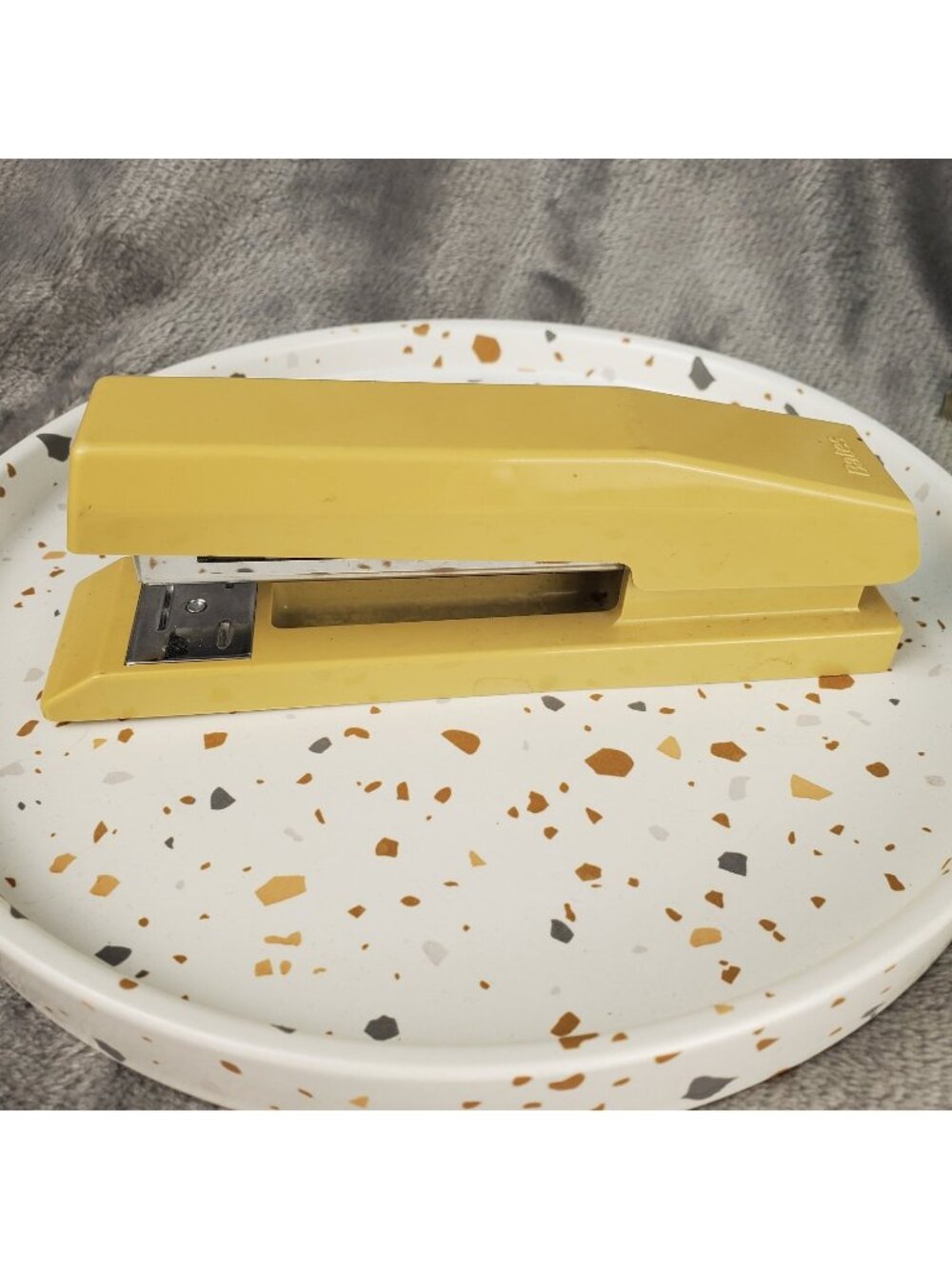 Bates Gold Stapler Model 181 Vintage Tested Works 100% Retro Made in Japan 26/6